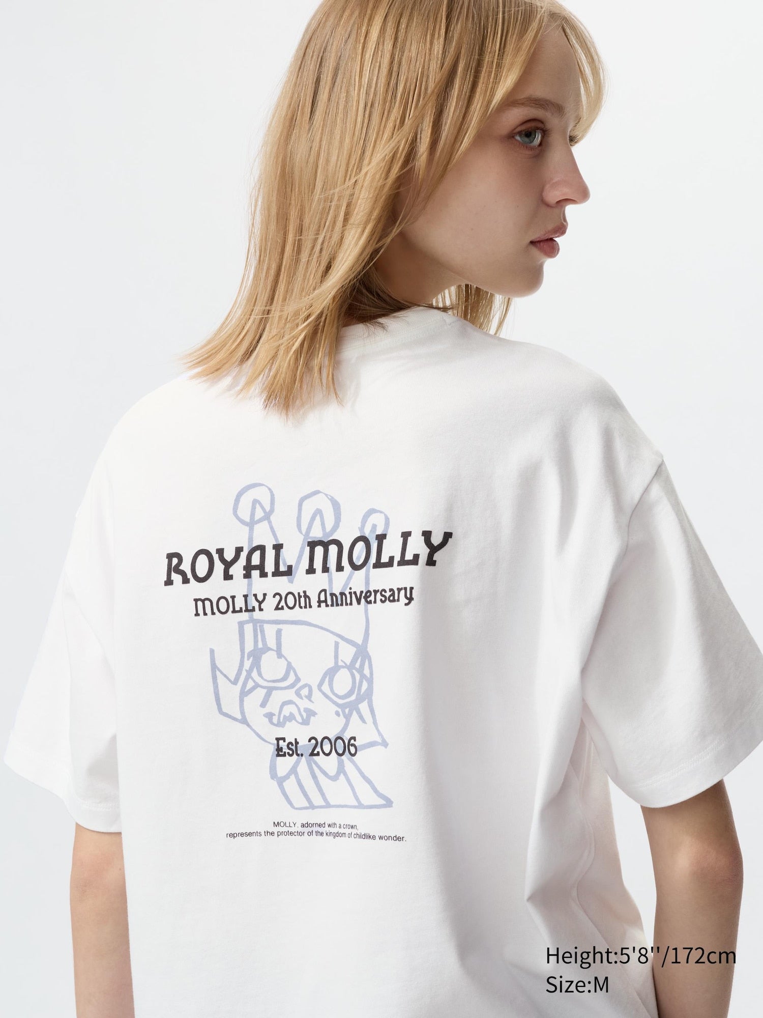 POP MART UT - MOLLY (Short Sleeve Graphic T-Shirt) - WHITE