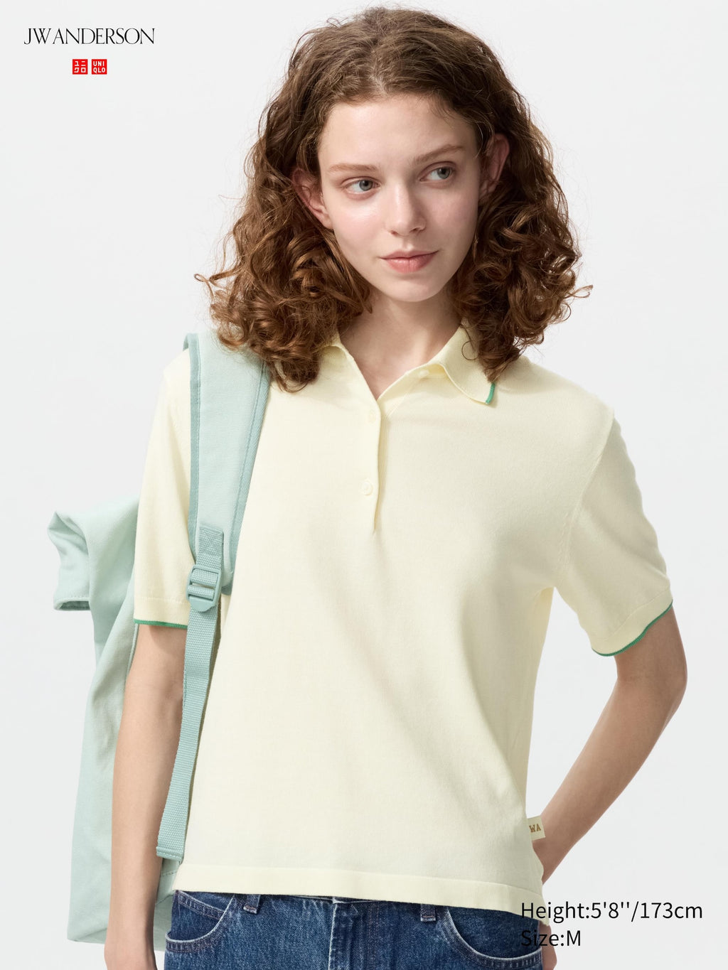 Polo Sweater Short Sleeve - OFF WHITE