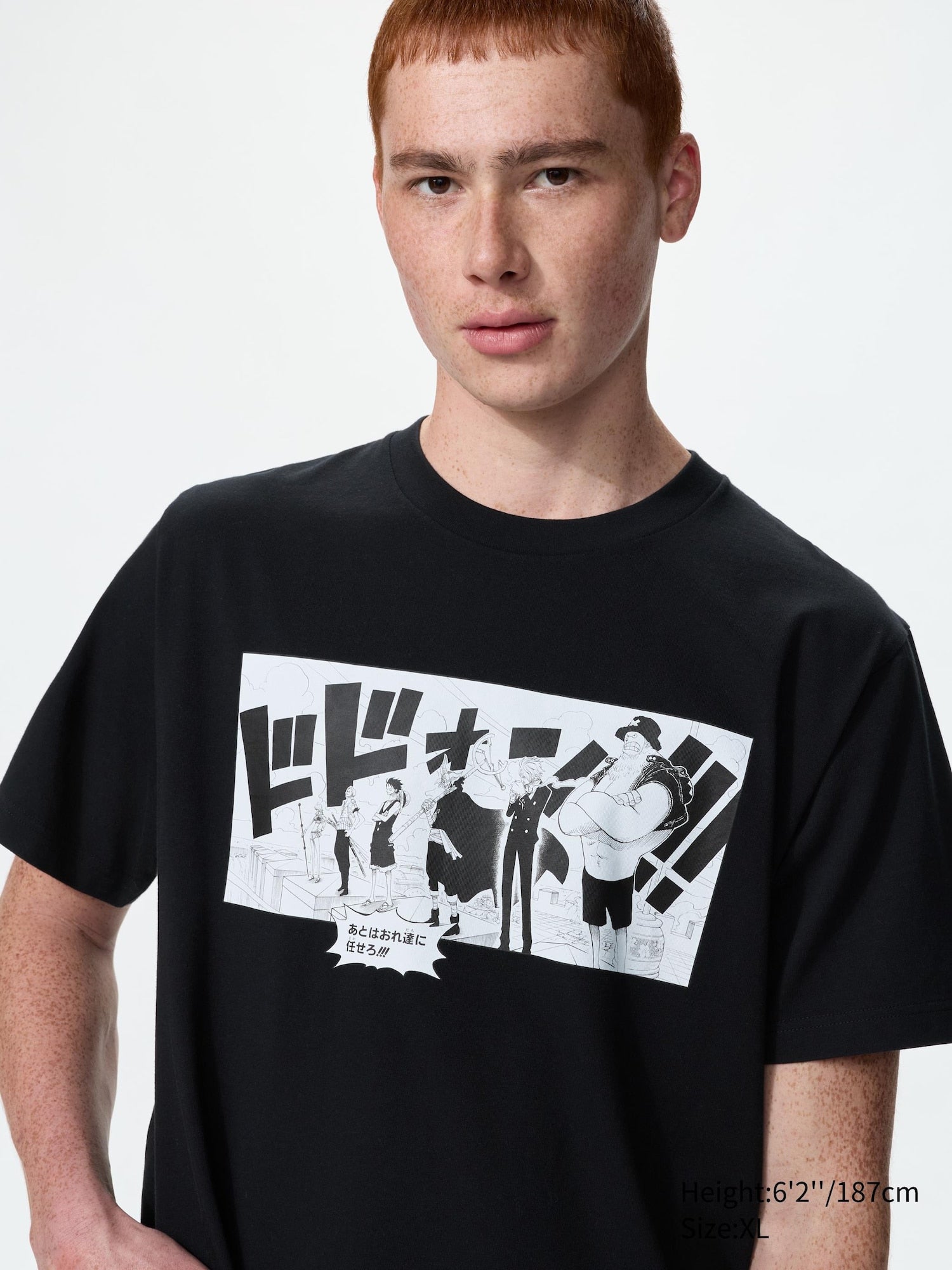 MANGA 100th UT - One Piece (Short Sleeve Graphic T-Shirt) - BLACK
