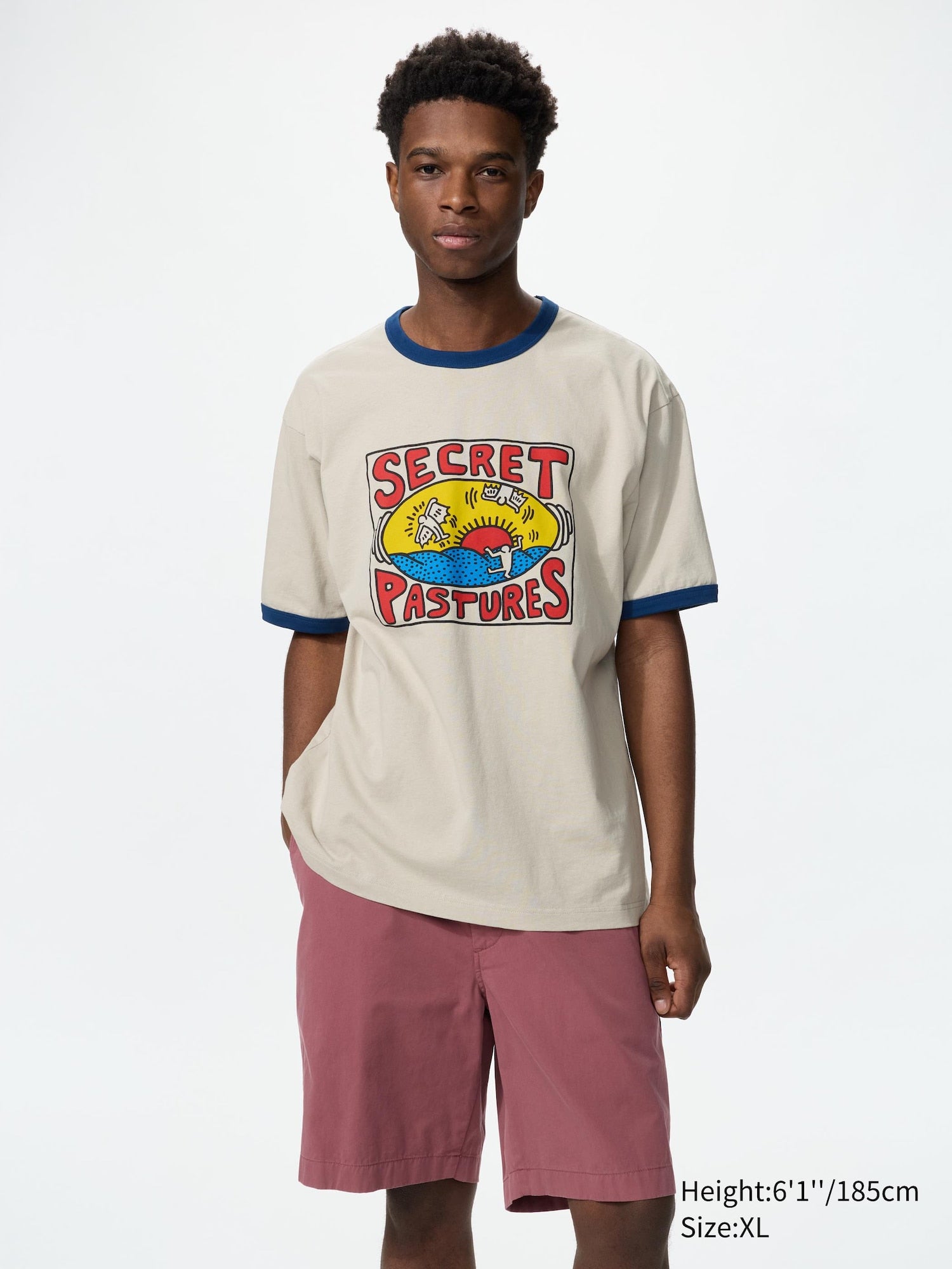 NY POP ART UT (Short Sleeve Graphic T-Shirt) - GRAY