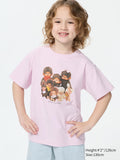 GIRLS Monchhichi UT (Short Sleeve Graphic T-Shirt) - PINK