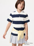 KIDS Dry Pique Polo Shirt - OFF WHITE