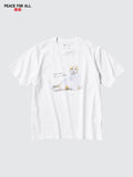 PEACE FOR ALL Takeshi Yoro Short Sleeve T-Shirt - WHITE