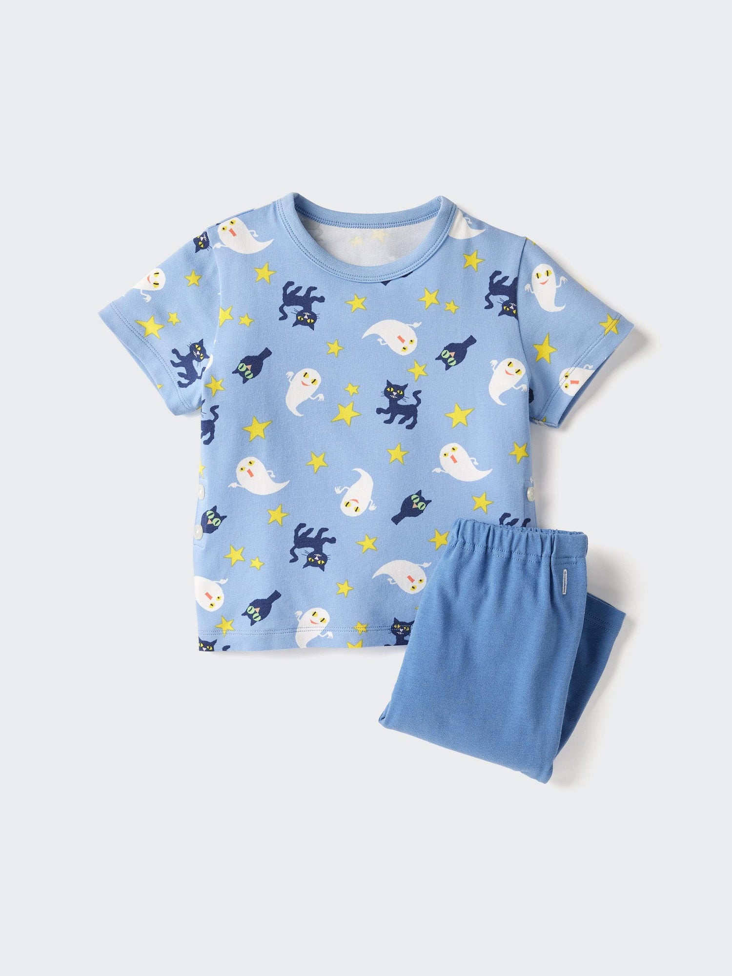 Picture Book Dry Pajamas Short Sleeve (Sena Keiko) - BLUE