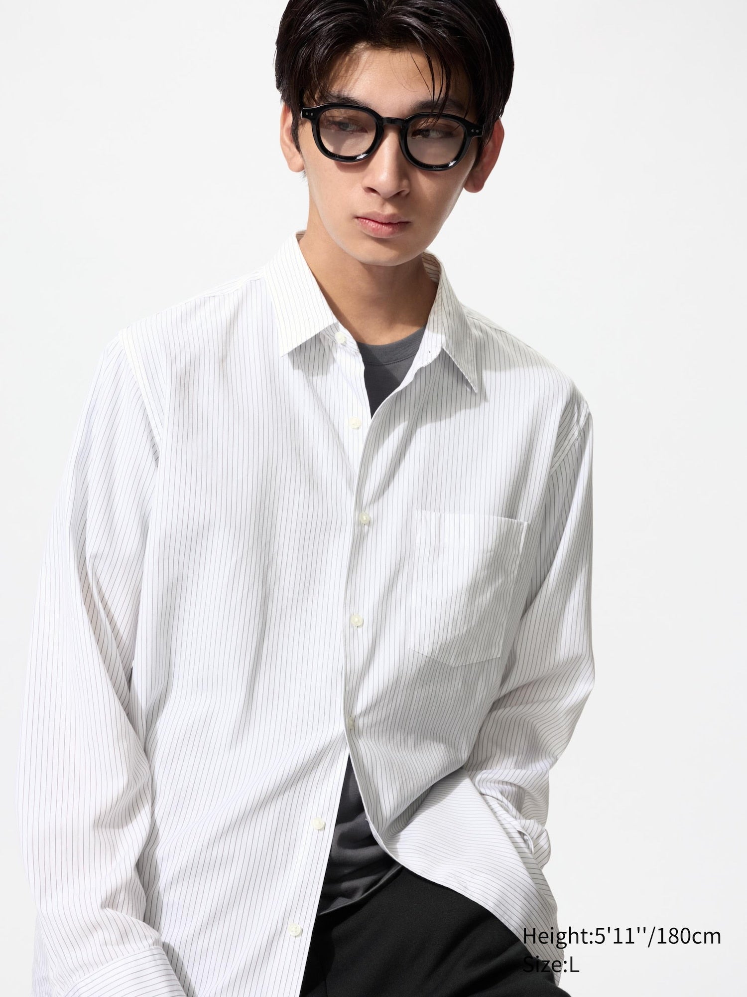 Broadcloth Shirt Long Sleeve - OFF WHITE