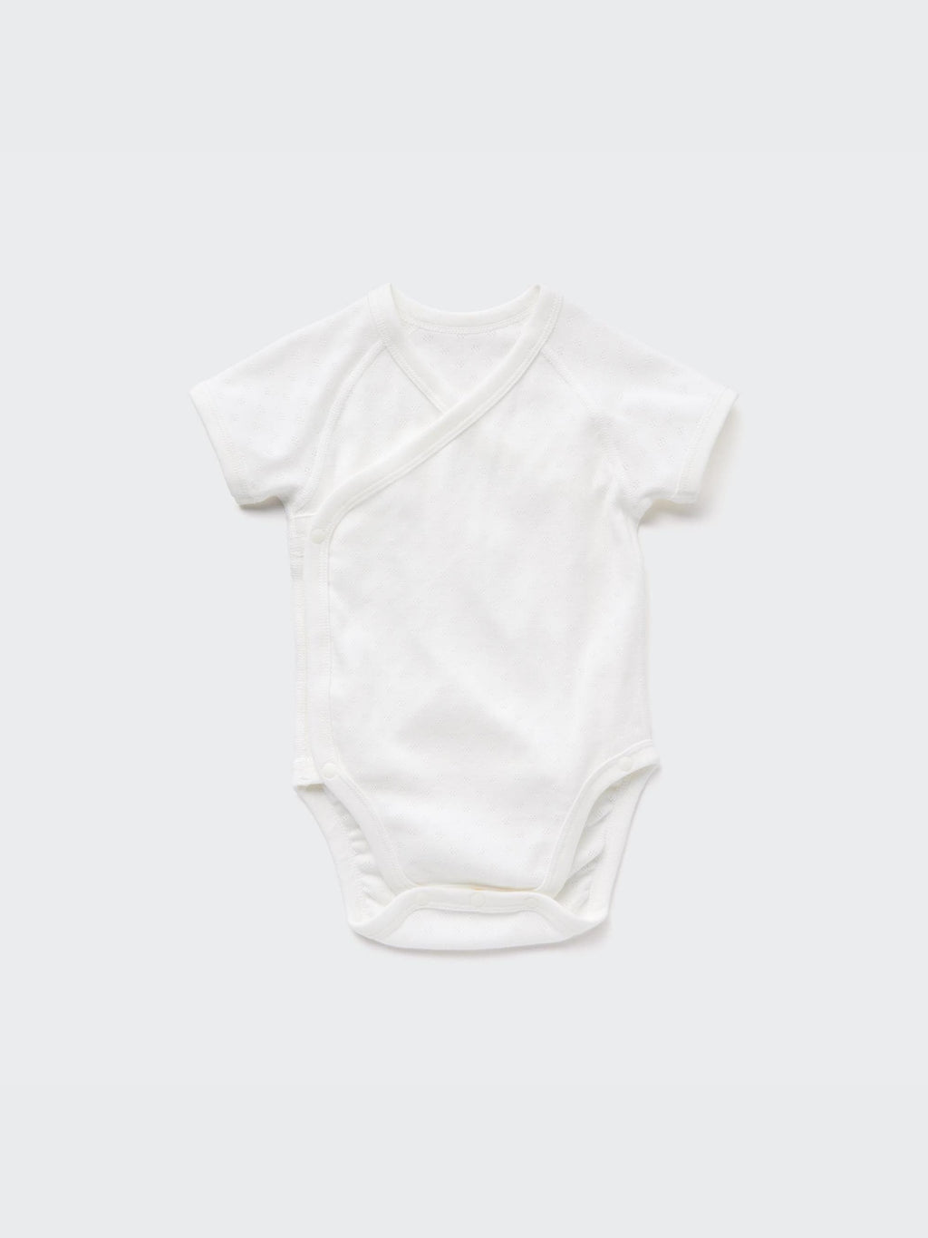 Short Sleeve Bodysuit (Pointelle) - PINK