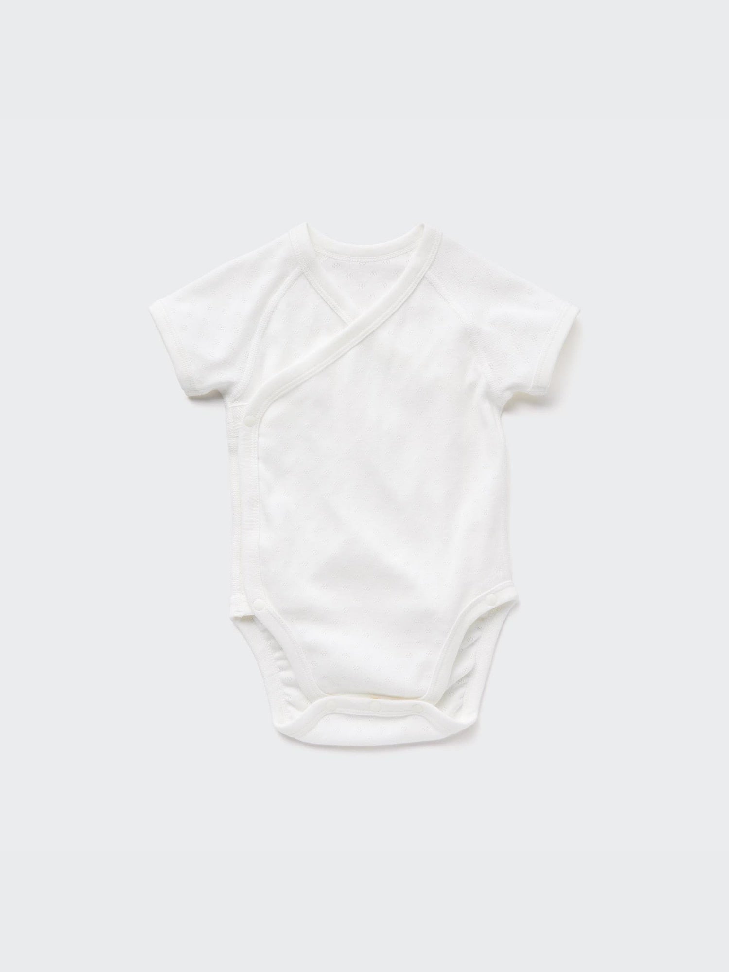 Short Sleeve Bodysuit (Pointelle) - PINK
