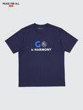 PEACE FOR ALL Ichiriki Short Sleeve T-Shirt - NAVY