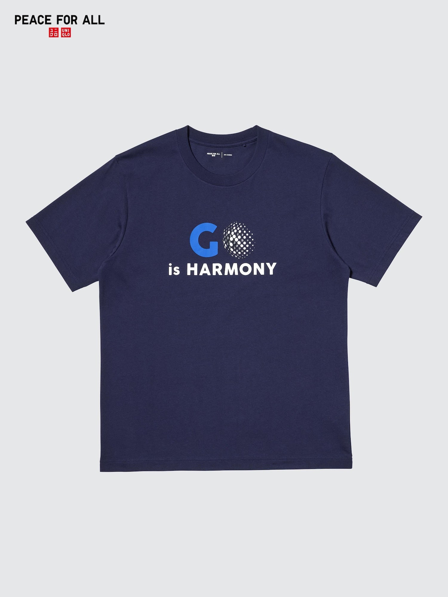 PEACE FOR ALL Ichiriki Short Sleeve T-Shirt - NAVY