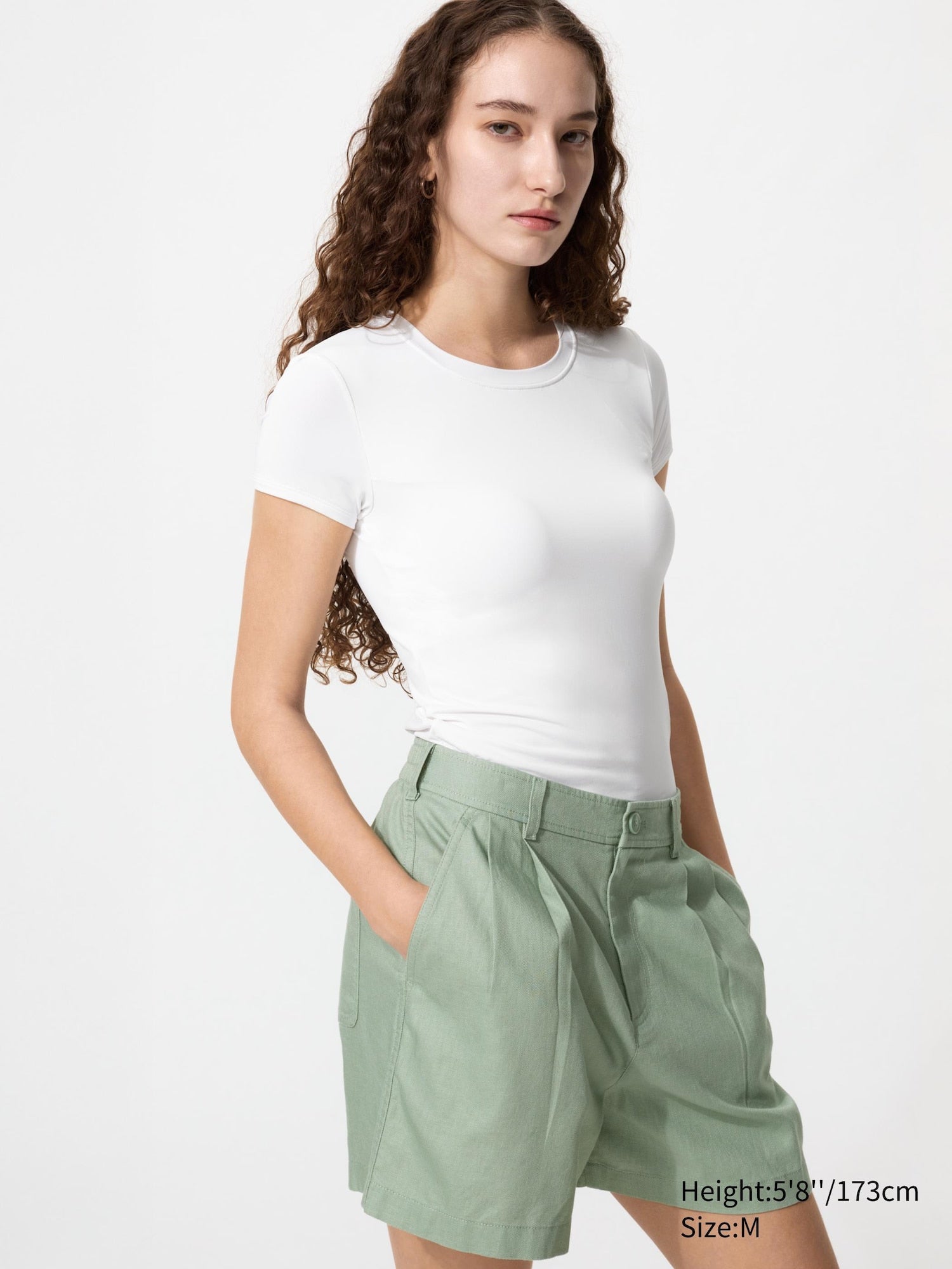 AIRism Bra T-Shirt - WHITE
