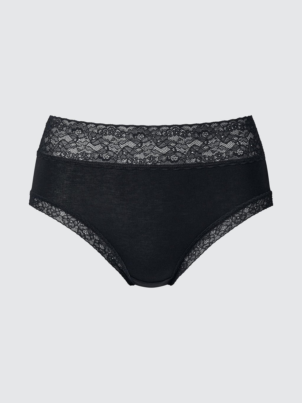 Just Waist Briefs Lace - BLACK