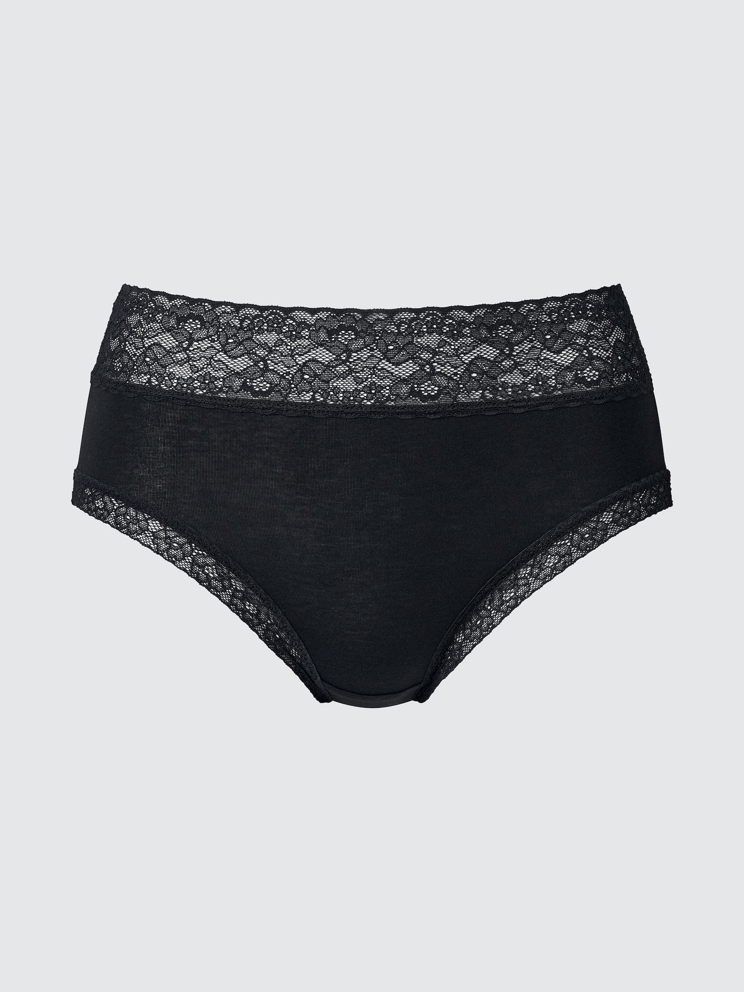 Just Waist Briefs Lace - BLACK