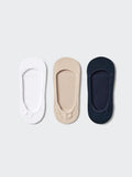 Footsies 3 Pairs Low Cut - BLACK