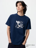 MANGA 100th UT - Captain Tsubasa (Short Sleeve Graphic T-Shirt) - BLUE
