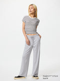 Stretch Jersey Easy Pants - GRAY