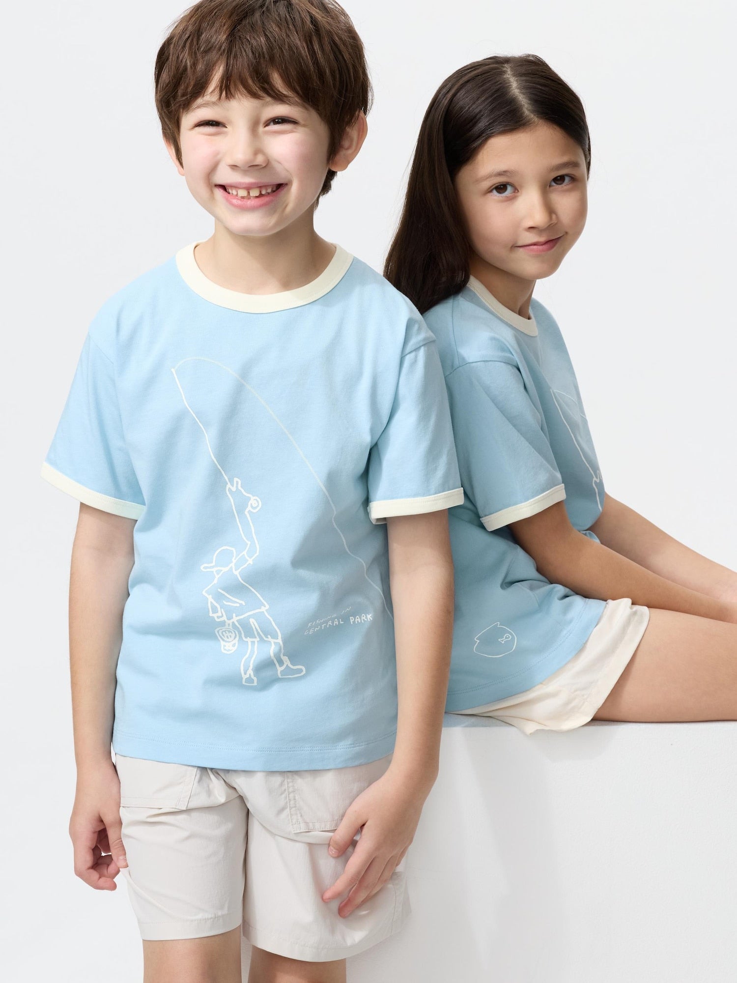 KIDS Jason Polan UT (Short Sleeve Graphic T-Shirt) - BLUE