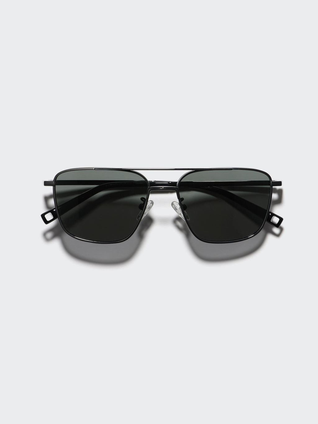 Sunglasses Metal Double Bridge - LIGHT BLUE