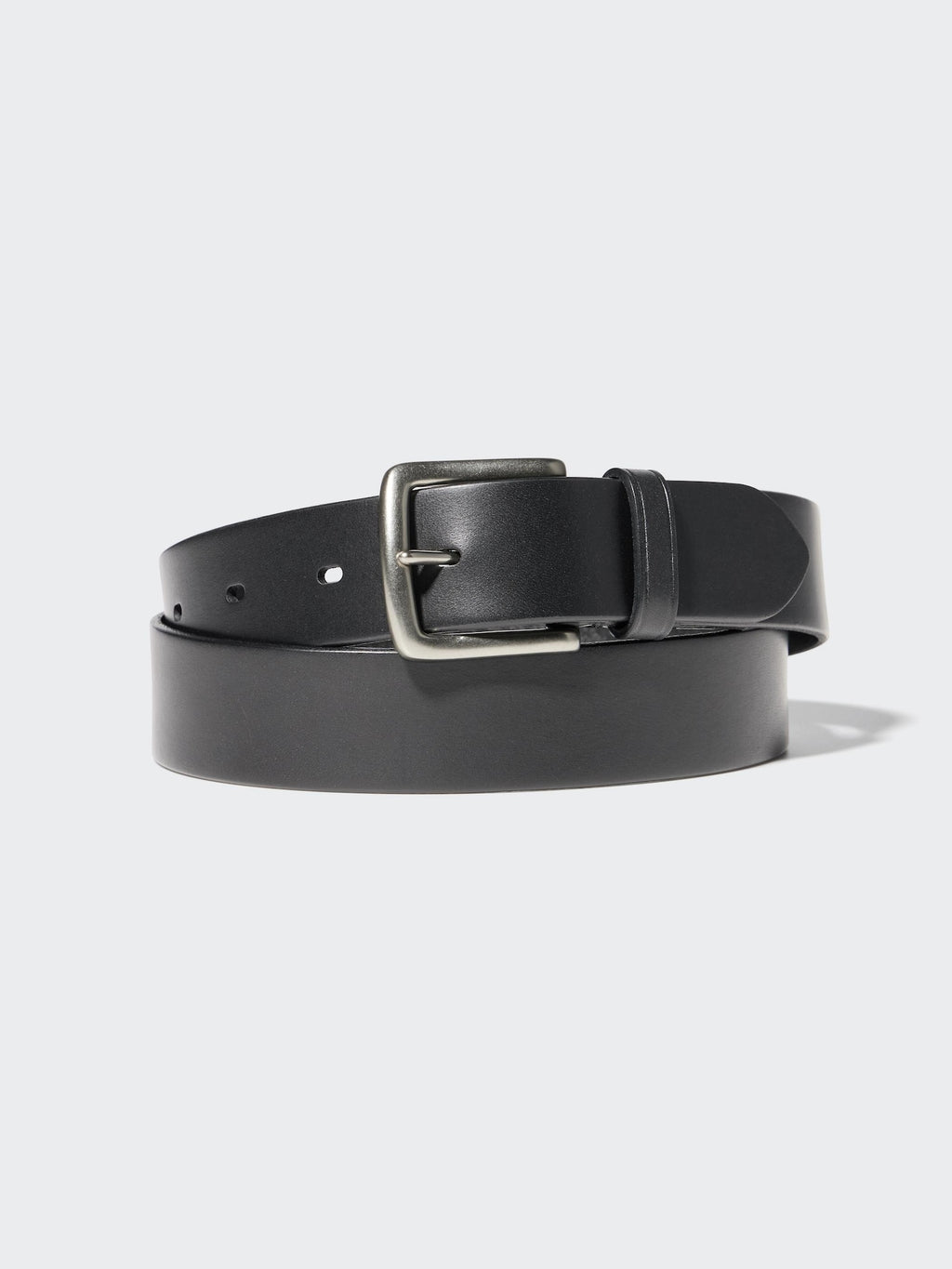 Italian Oiled Leather Belt - BLACK