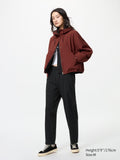 Cotton Relaxed Ankle Pants (Longer Length) - BEIGE