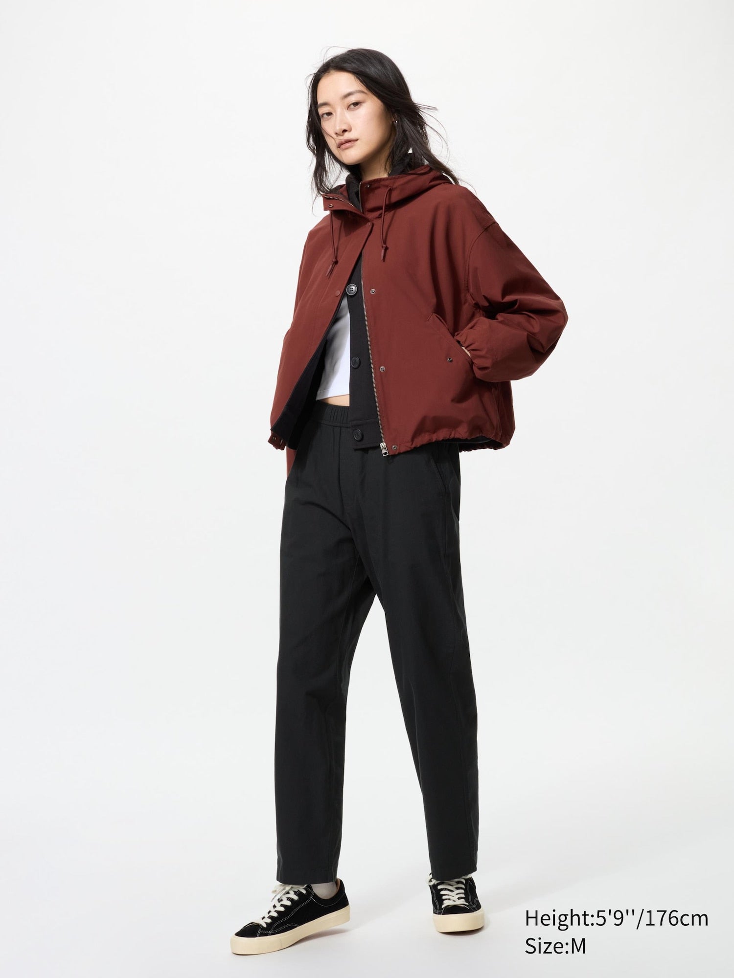 Cotton Relaxed Ankle Pants (Longer Length) - BEIGE