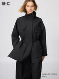 Utility Short Coat - DARK GREEN