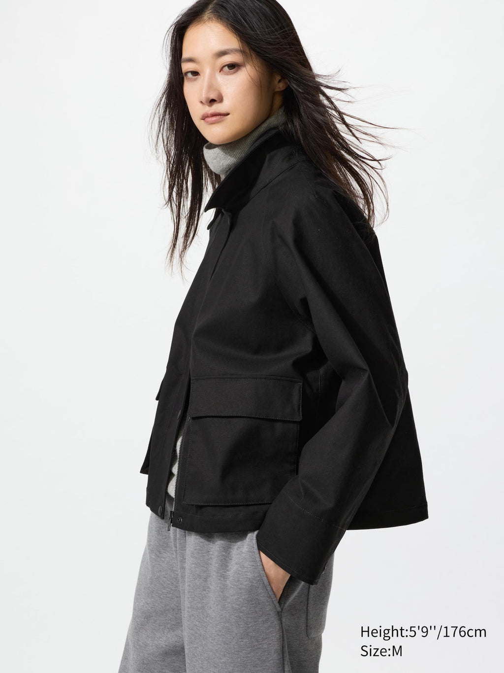 Utility Short Jacket - BEIGE