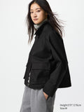 Utility Short Jacket - BEIGE