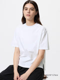 AIRism Cotton Short Sleeve T-Shirt - WHITE