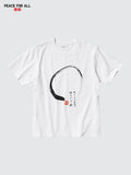 PEACE FOR ALL H. Kuiseko Short Sleeve T-Shirt - WHITE