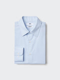 Super Non Iron Slim Fit Shirt Long Sleeve - BLUE