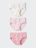 GIRLS Stretch Cotton Shorts 3 Pairs - PINK