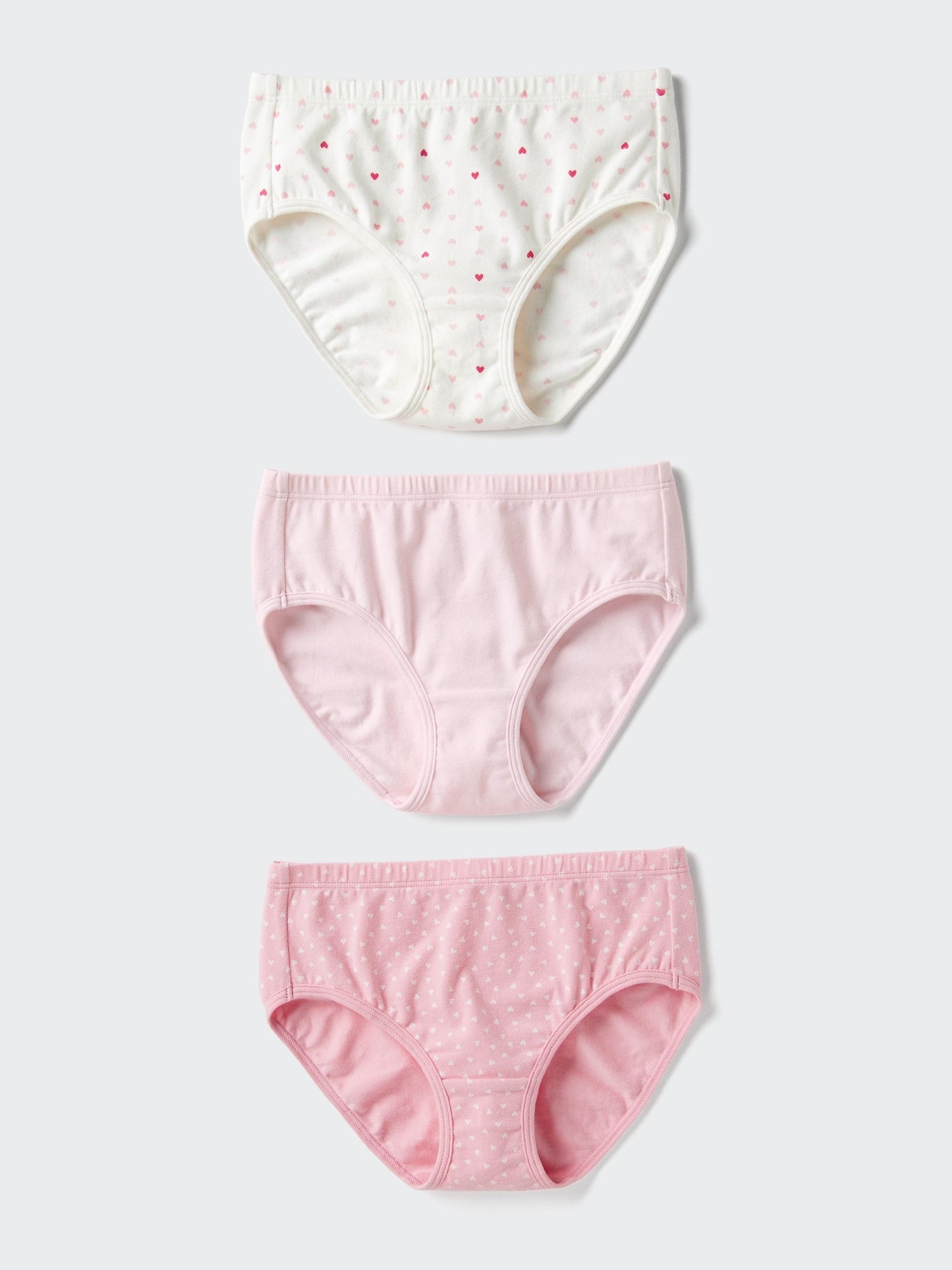 GIRLS Stretch Cotton Shorts 3 Pairs - PINK