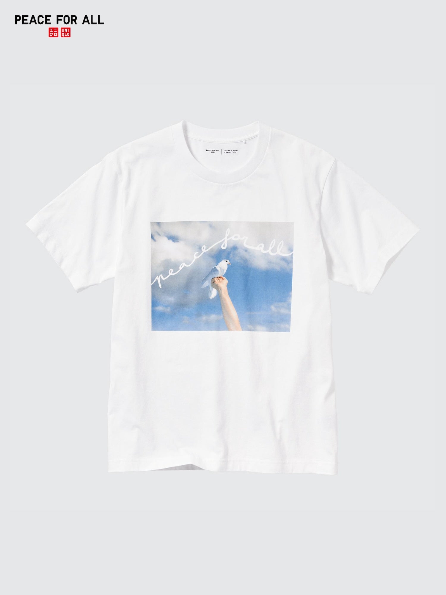PEACE FOR ALL Magnum Photos Short Sleeve UT - WHITE