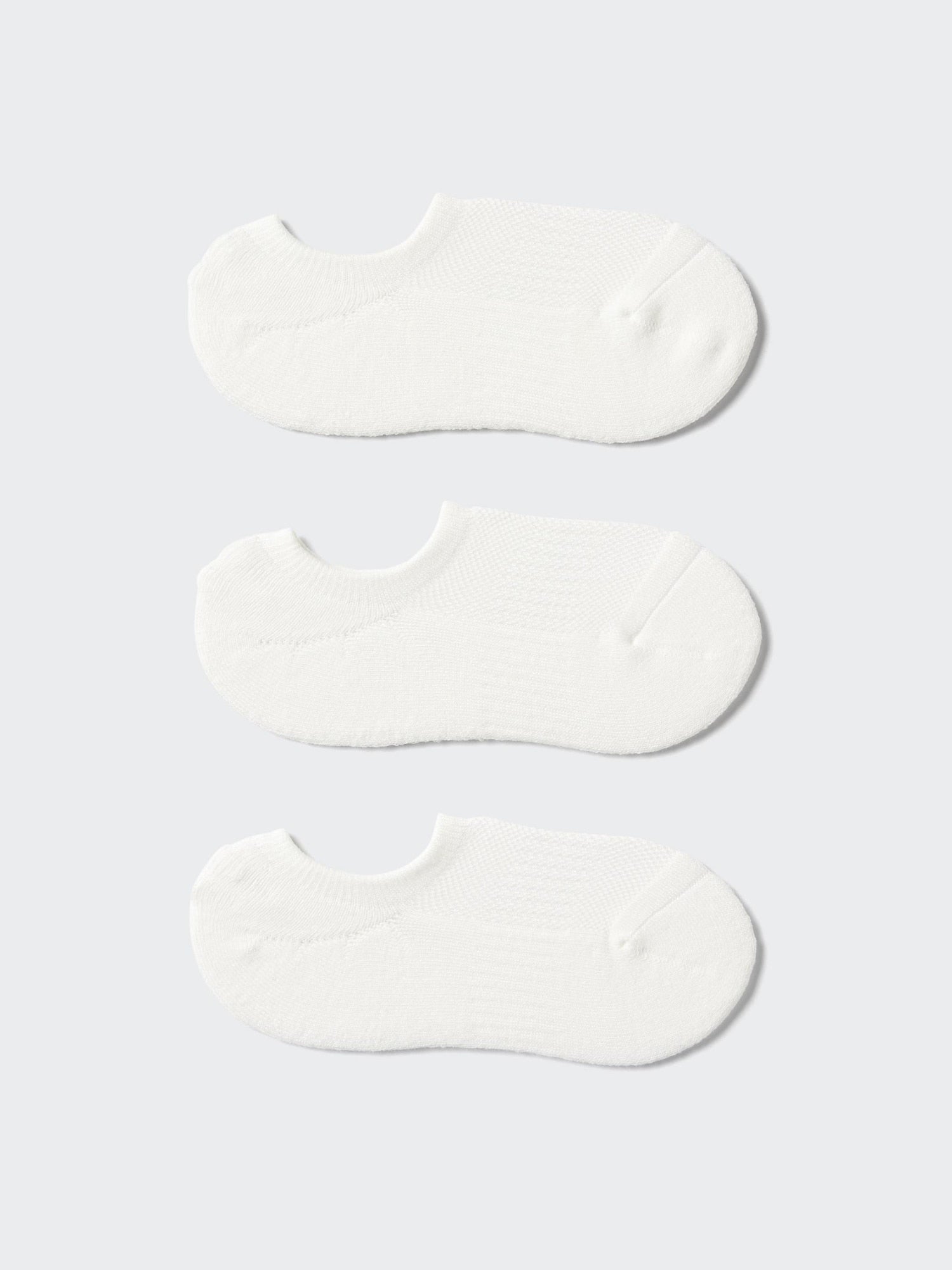 Footsies 3 Pairs (Sports) - WHITE
