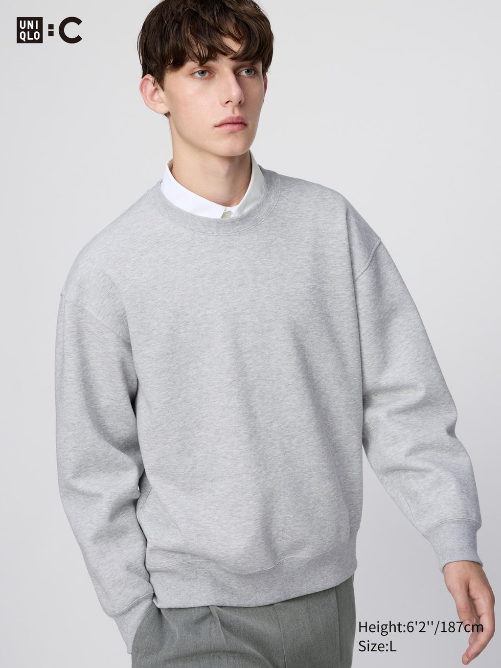 Oversized Sweatshirt - GRAY