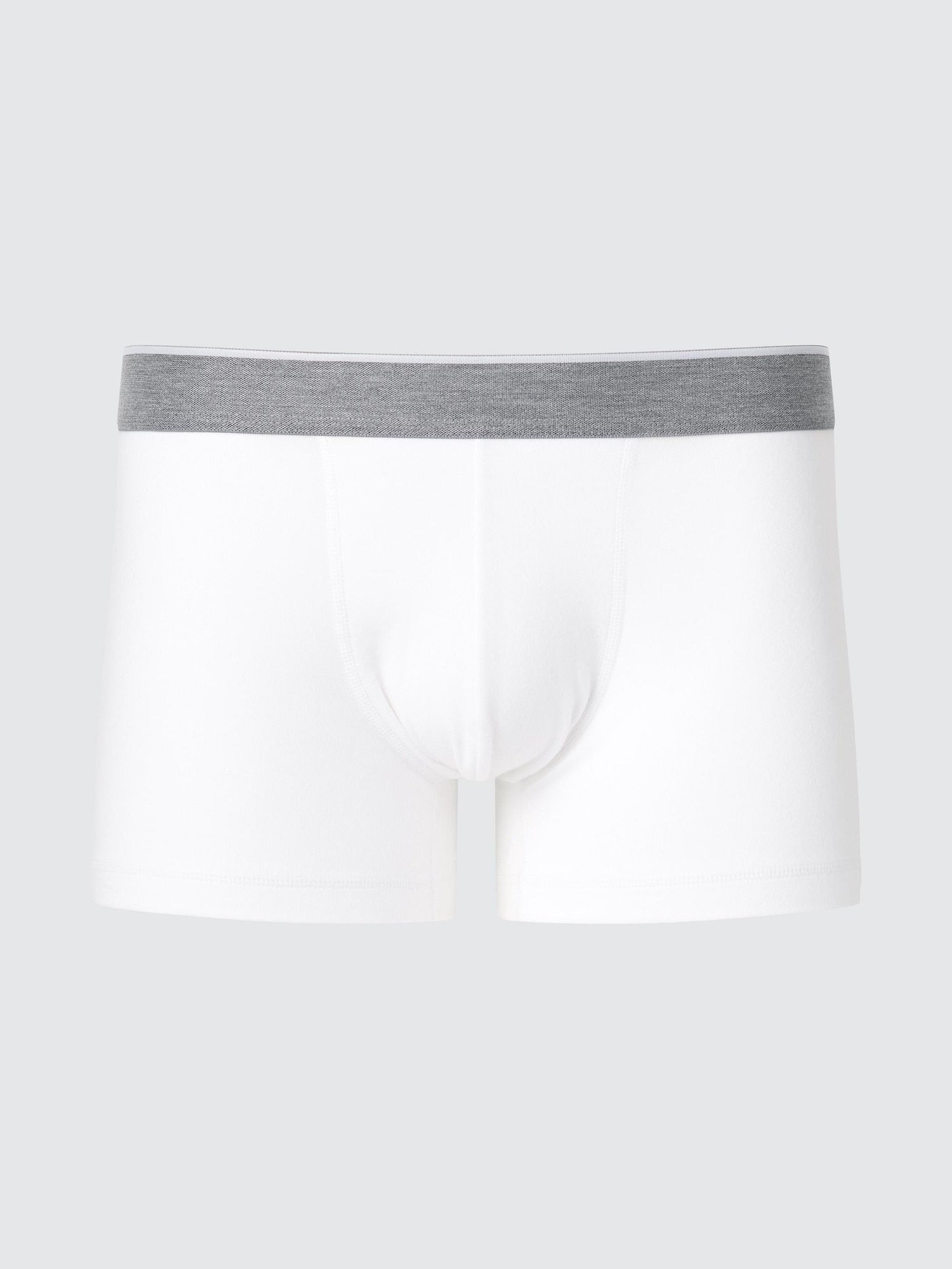 Cotton Boxer Briefs Low Rise - WHITE