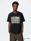 MANGA 100th UT - NARUTO (Short Sleeve Graphic T-Shirt) - BLACK