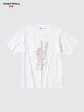 PEACE FOR ALL JW Anderson UT (Short Sleeve Graphic T-Shirt) - WHITE