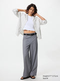 Smart Wide Pants (Regular Length) - GRAY