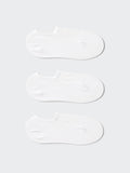 Footsies 3 Pairs (Mesh) - WHITE