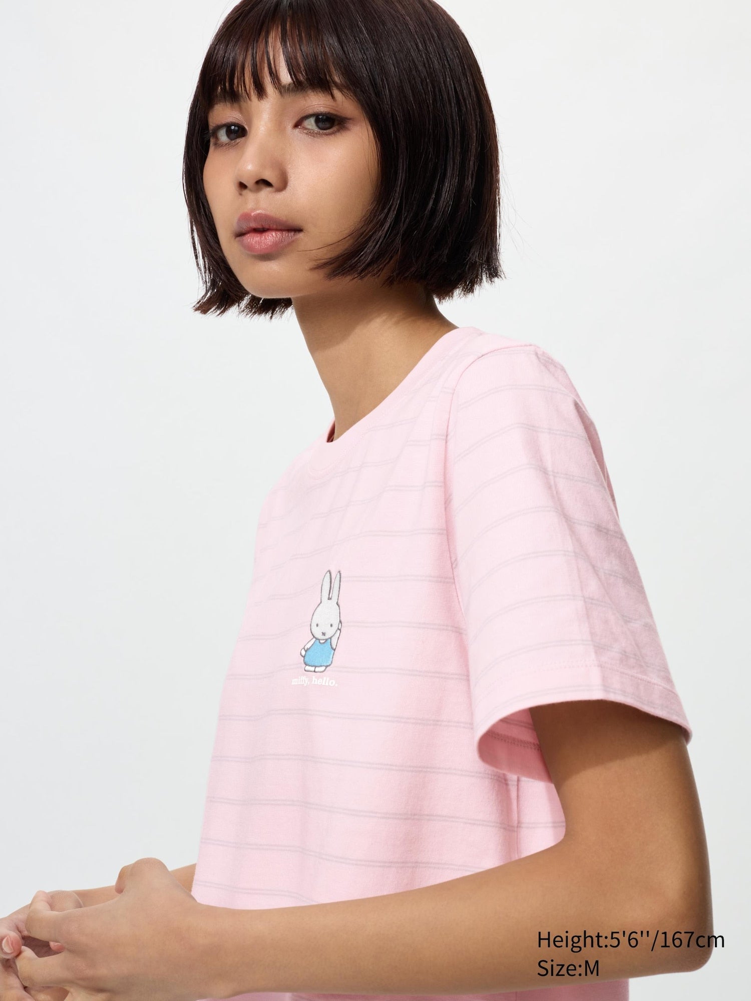 miffy in bloom UT (Short Sleeve Graphic T-Shirt) - PINK