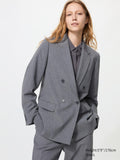Double Breasted Jacket - GRAY