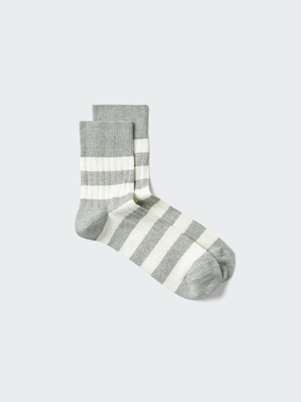 Half Socks Striped - GRAY