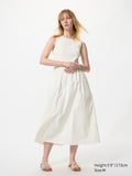 Combination Dress Sleeveless - WHITE