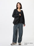 Ultra Stretch Active Wide Pants (Shorter Length) - DARK GRAY