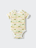 The Picture Book Bodysuit Short Sleeve - OFF WHITE