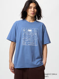 NY POP ART UT (Short Sleeve Graphic T-Shirt) - BLUE