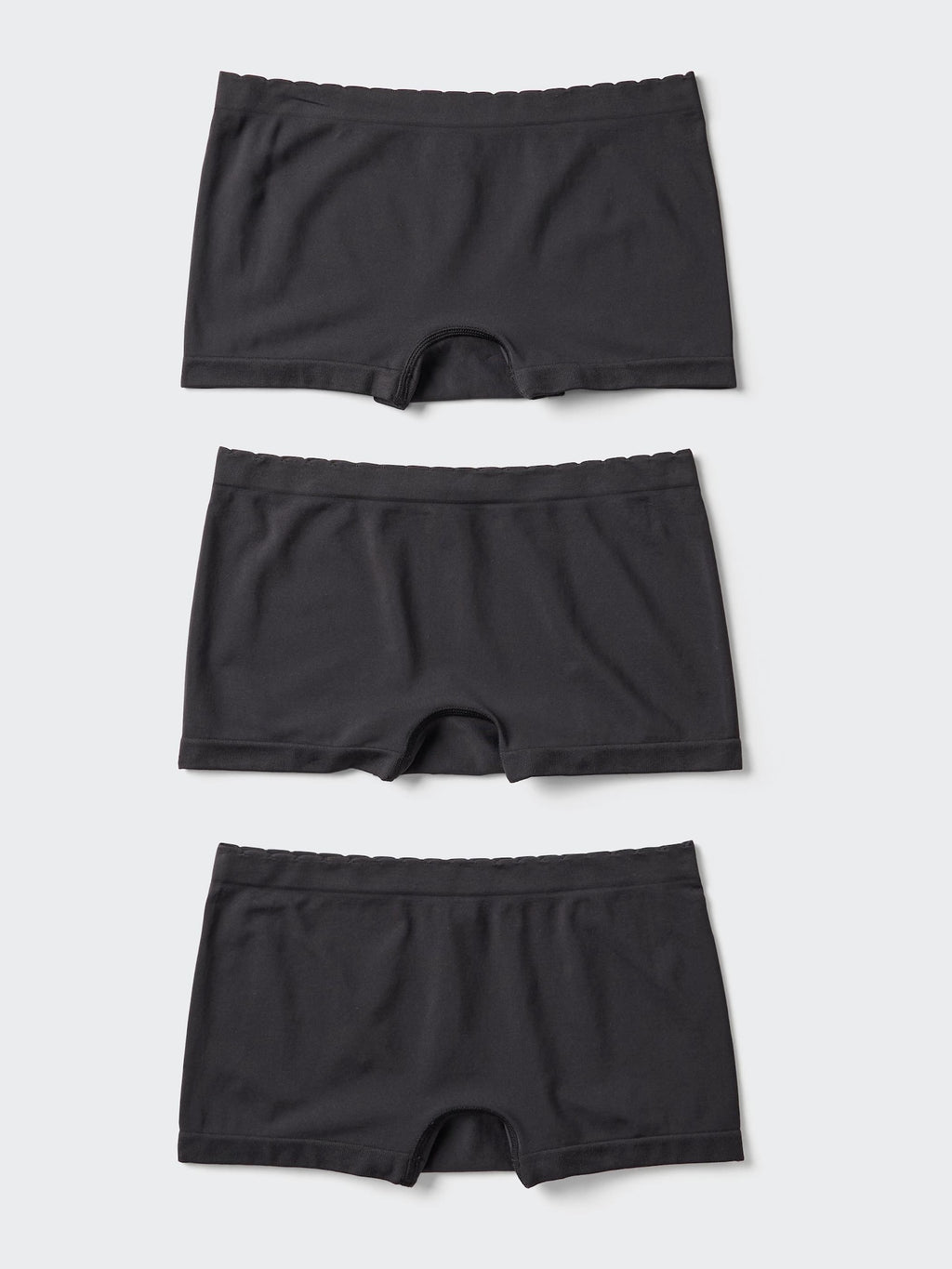 GIRLS AIRism Seamless Shorts 3 Pairs - LIGHT BLUE