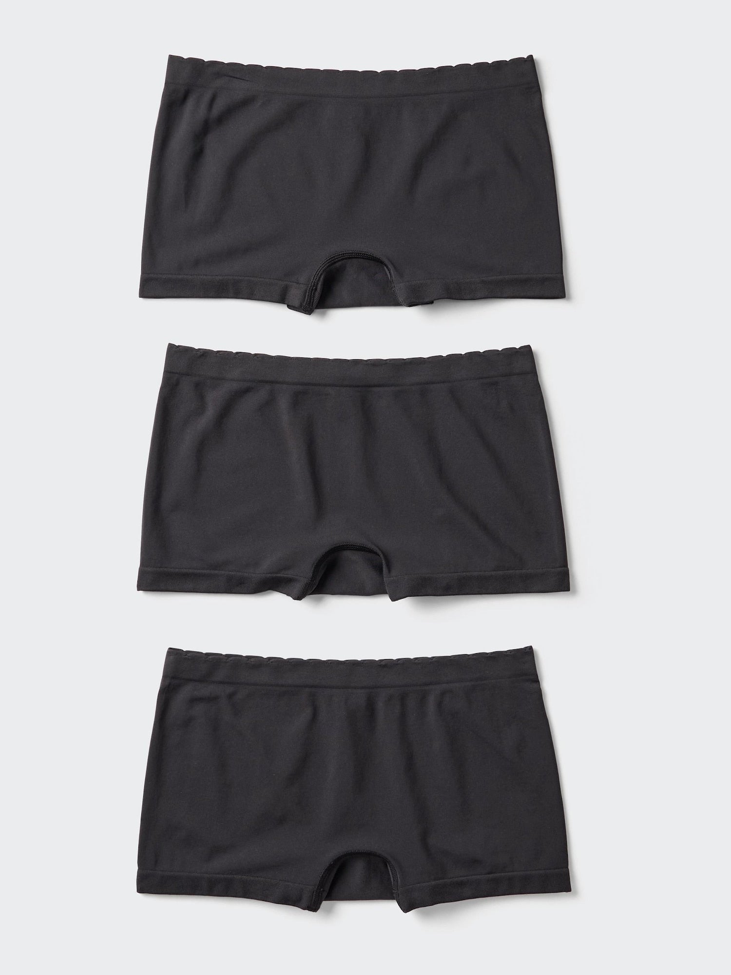 GIRLS AIRism Seamless Shorts 3 Pairs - LIGHT BLUE