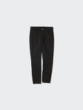Ultra Stretch Cropped Leggings Pants - BLACK